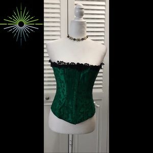 Beautiful Green Bustier Sz 38
